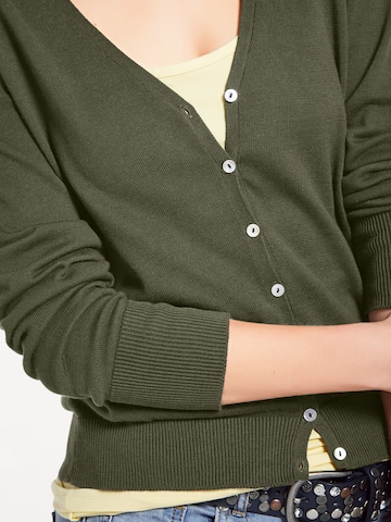 Cardigan heine en vert