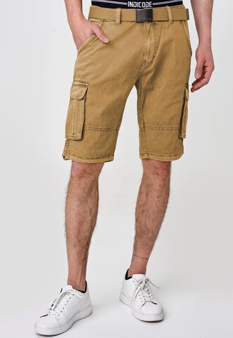 INDICODE JEANS Regular Broek 'Blixt' in Beige: voorkant