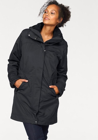 Maier Sports Athletic Jacket in Black: front