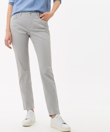 BRAX Slim fit Chino Pants 'Carola' in Grey: front