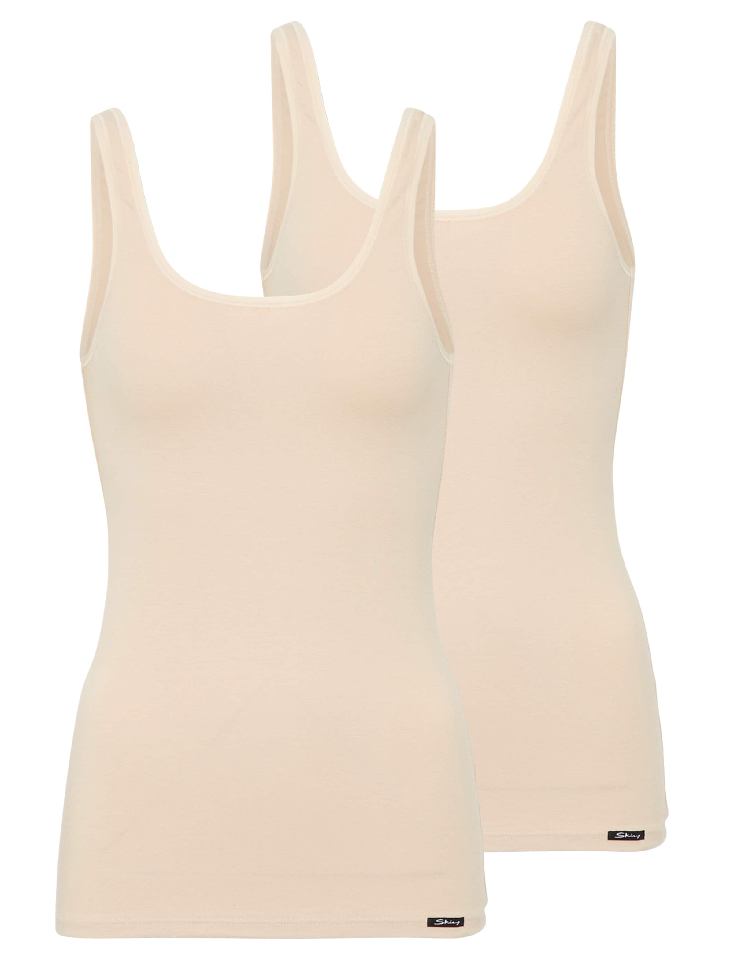 Skiny Spodnja majica | bež barva: sprednja stran