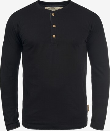 INDICODE JEANS Shirt 'Gifford' in Zwart: voorkant