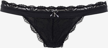 LASCANA Thong in Black: front