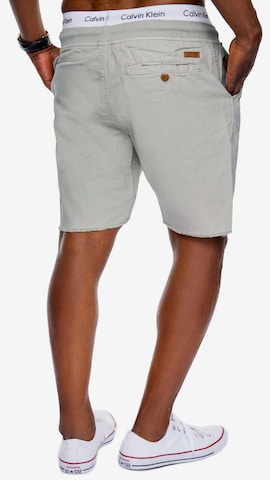 INDICODE JEANS Loosefit Shorts 'Carver' in Grau