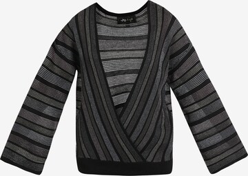 Pull-over myMo at night en noir : devant