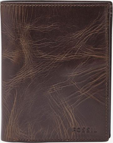 FOSSIL Wallet 'Derrick' in Brown: front