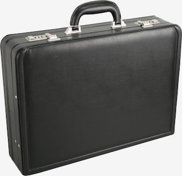 D&N Briefcase 'Tradition' in Black: front