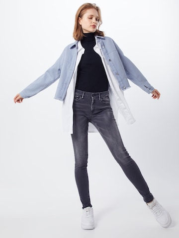 REPLAY Skinny Jeans 'New Luz' in Grau