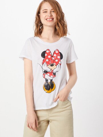 ONLY - Camiseta 'MICKEY VINTAGE' en blanco: frente