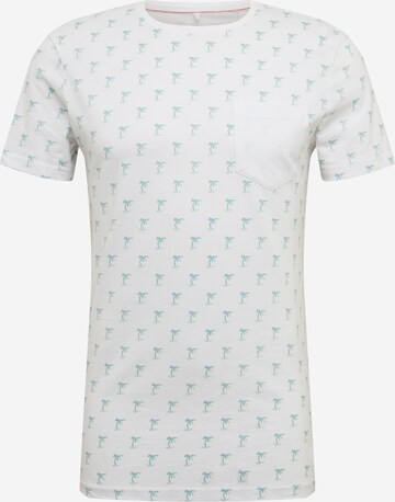 BLEND Regular fit Shirt 'Tee' in Wit: voorkant