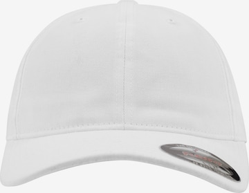 Casquette Flexfit en blanc : devant