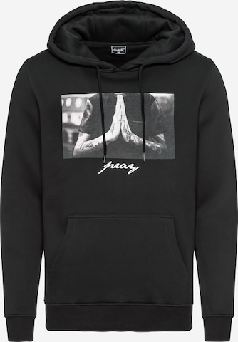 Mister Tee Sweatshirt 'Pray' in Black: front