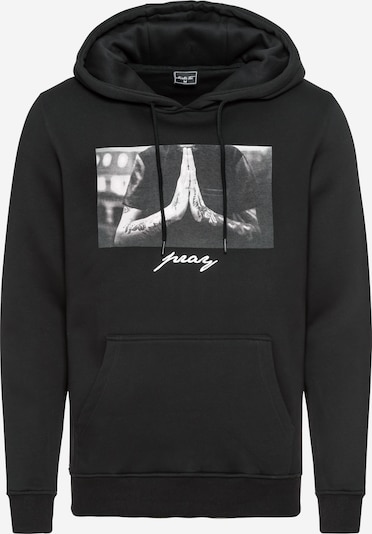Mister Tee Sweatshirt 'Pray' in Grey / Black / White, Item view