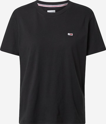 T-shirt Tommy Jeans en noir : devant