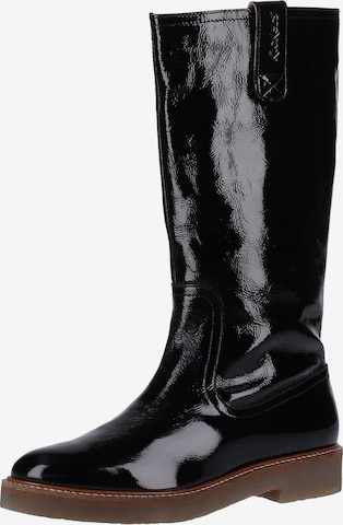 Bottes Kickers en noir : devant