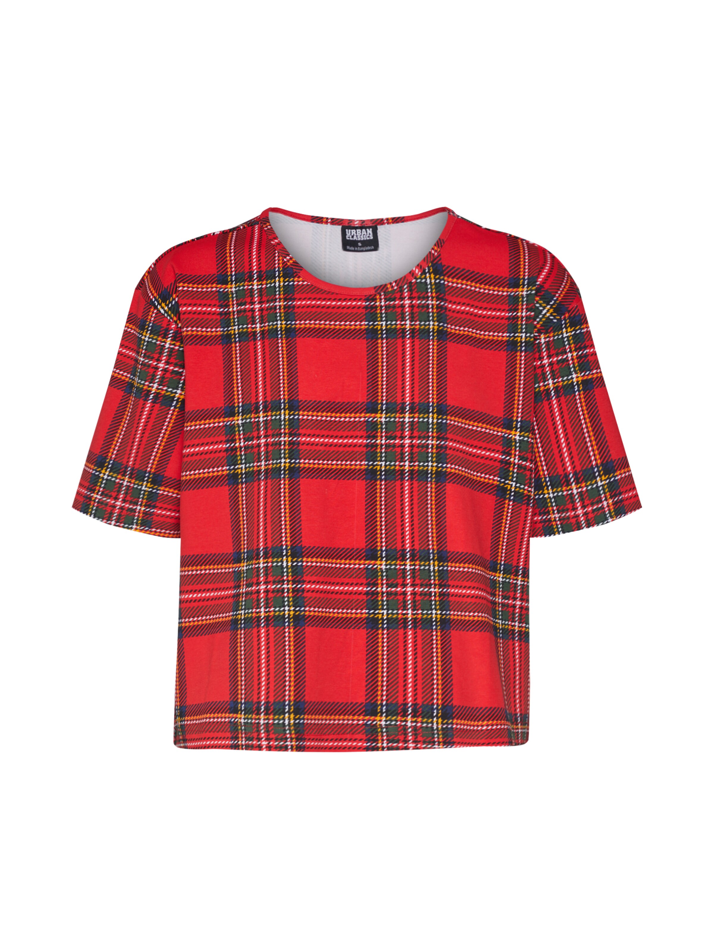 Urban Classics Shirt in Rood: voorkant