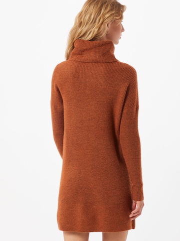 ONLY Knitted dress 'Jana' in Brown