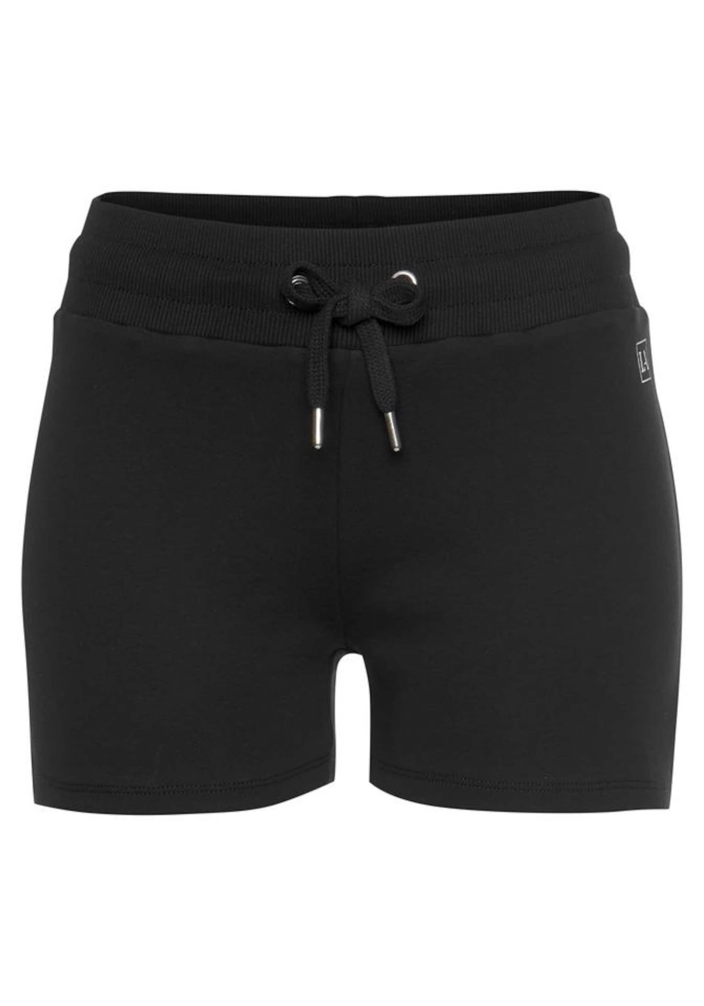 Regular Pantaloni sport de la LASCANA ACTIVE pe negru: față