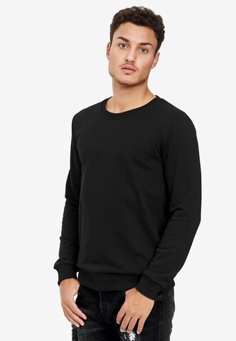 Redbridge Sweatshirt in Black: front