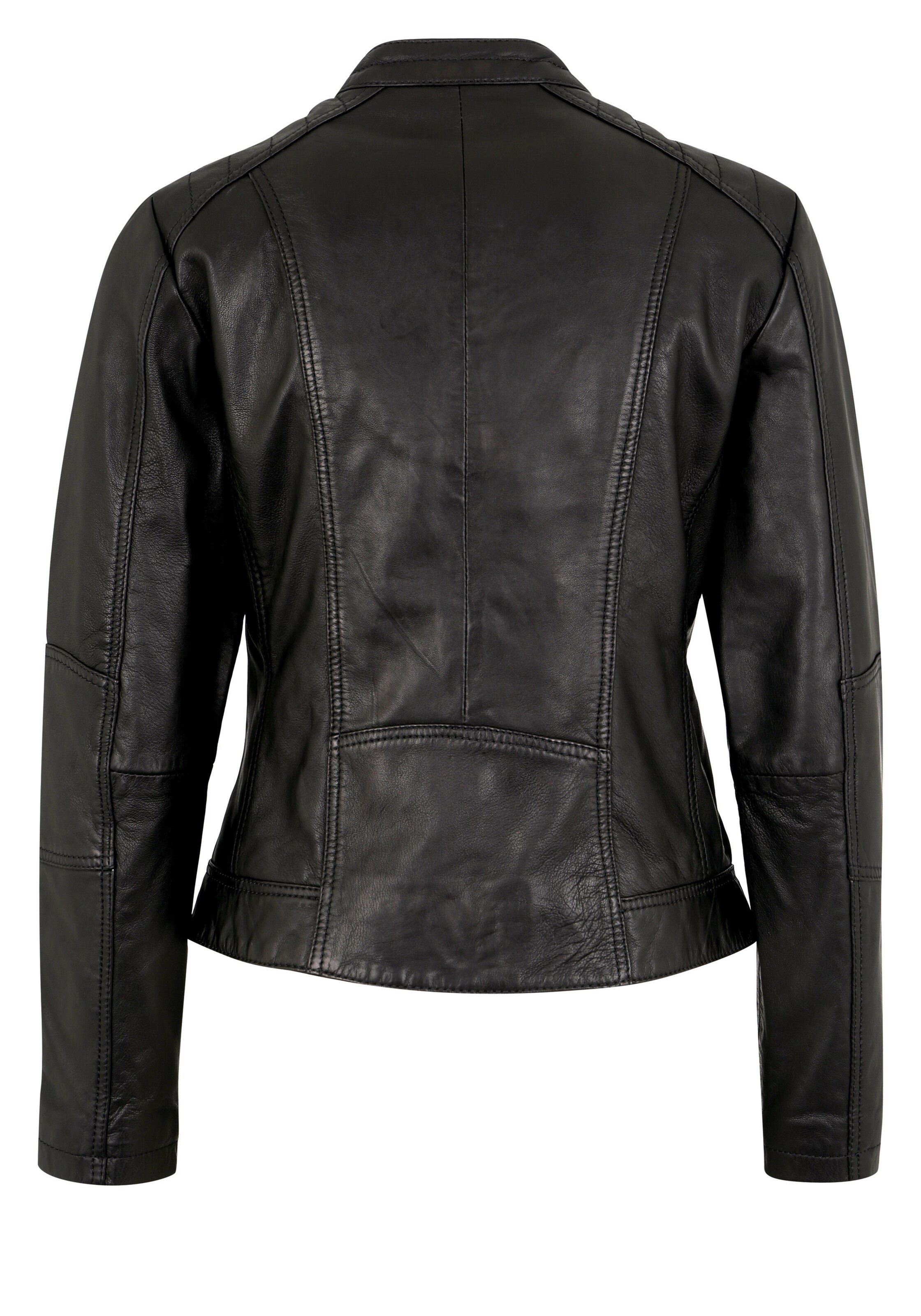 7ELEVEN Lederjacke 'Toulouse' in Schwarz