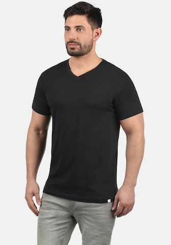 !Solid V-Shirt 'Bedo' in Schwarz: predná strana