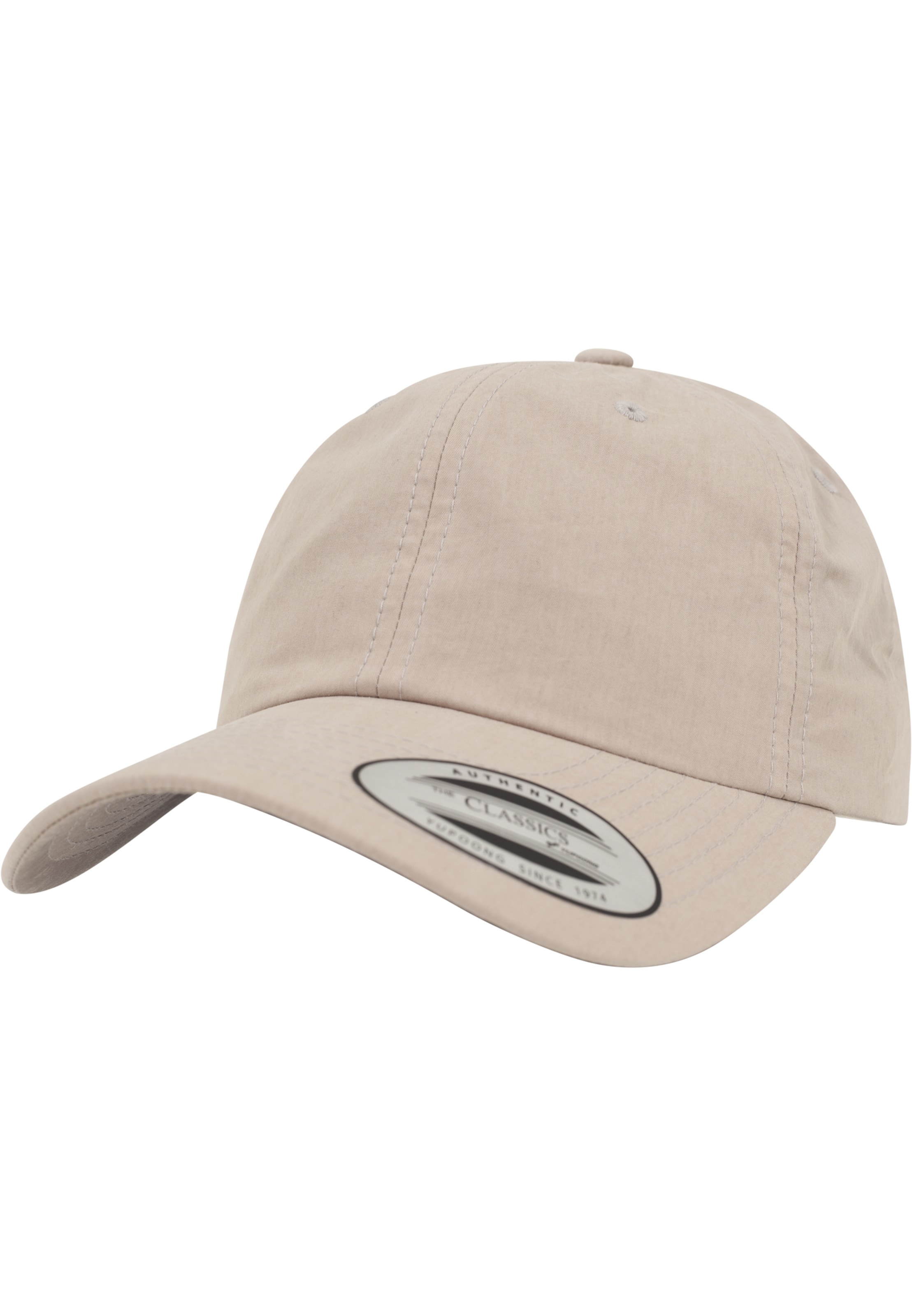 Casquette Flexfit en beige : devant