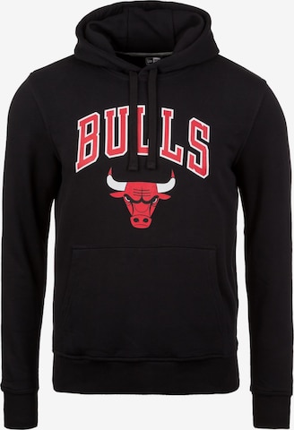 NEW ERA Sweter 'Chicago Bulls' w kolorze czarny: przód