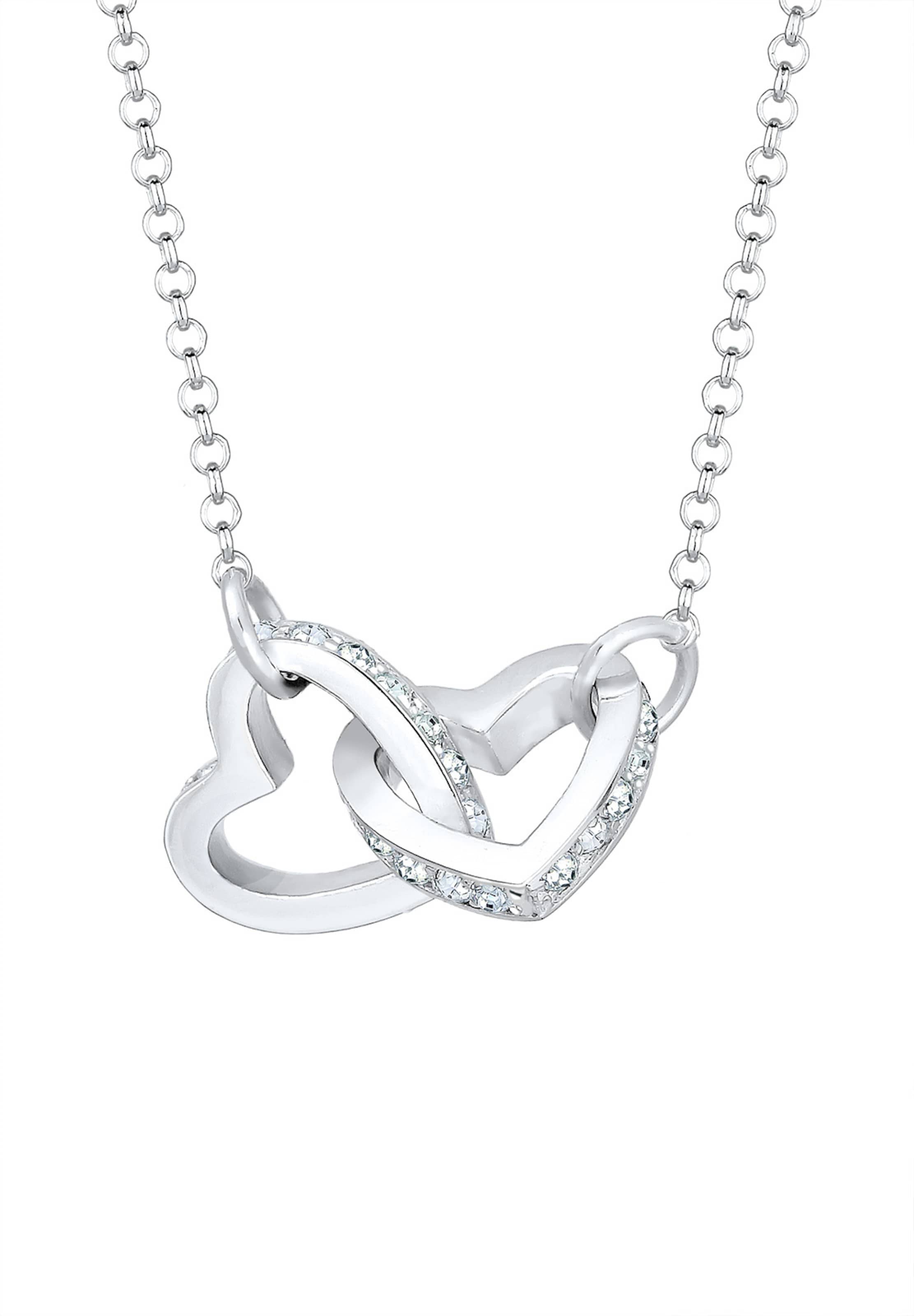 ELLI Necklace 'Herz' in Silver