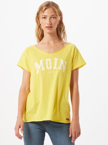 T-shirt 'Favorite' Derbe en jaune : devant