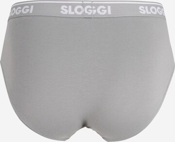 SLOGGI Regular Panty 'men GO ABC' in Grey