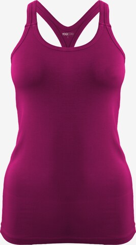 YOGISTAR.COM Sporttop 'ala' in Pink: predná strana