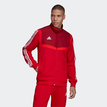 Veste de sport 'Tiro 19' ADIDAS SPORTSWEAR en rouge : devant