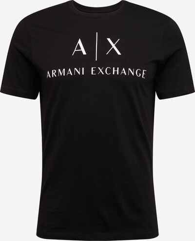 ARMANI EXCHANGE Majica '8NZTCJ' | črna / bela barva, Prikaz izdelka