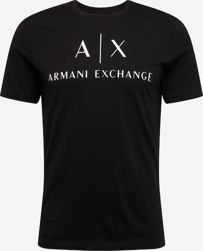 ARMANI EXCHANGE T-Shirt '8NZTCJ' en noir / blanc, Vue avec produit