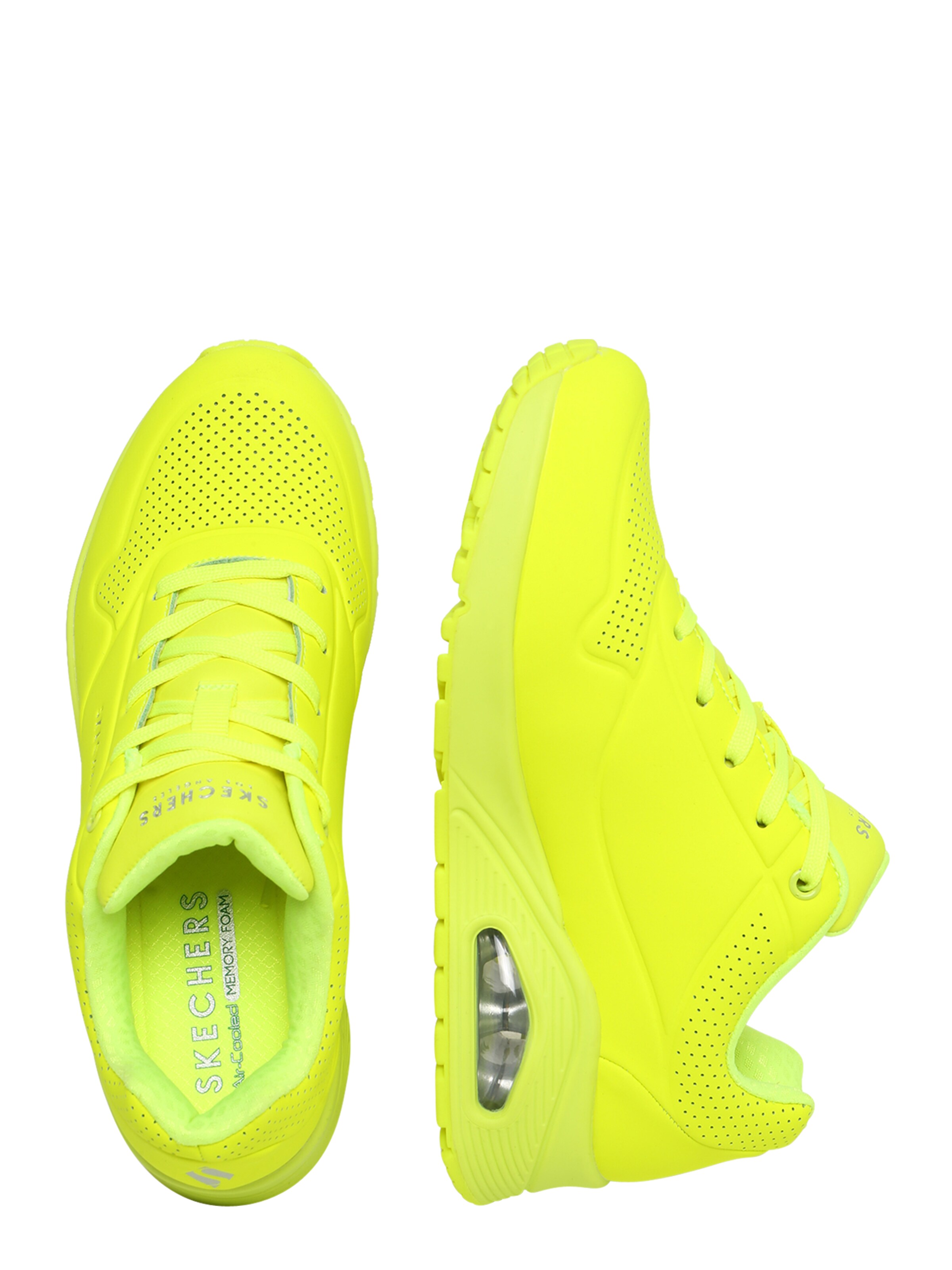 SKECHERS Madalad ketsid 'Uno - Night Shades', värv kollane