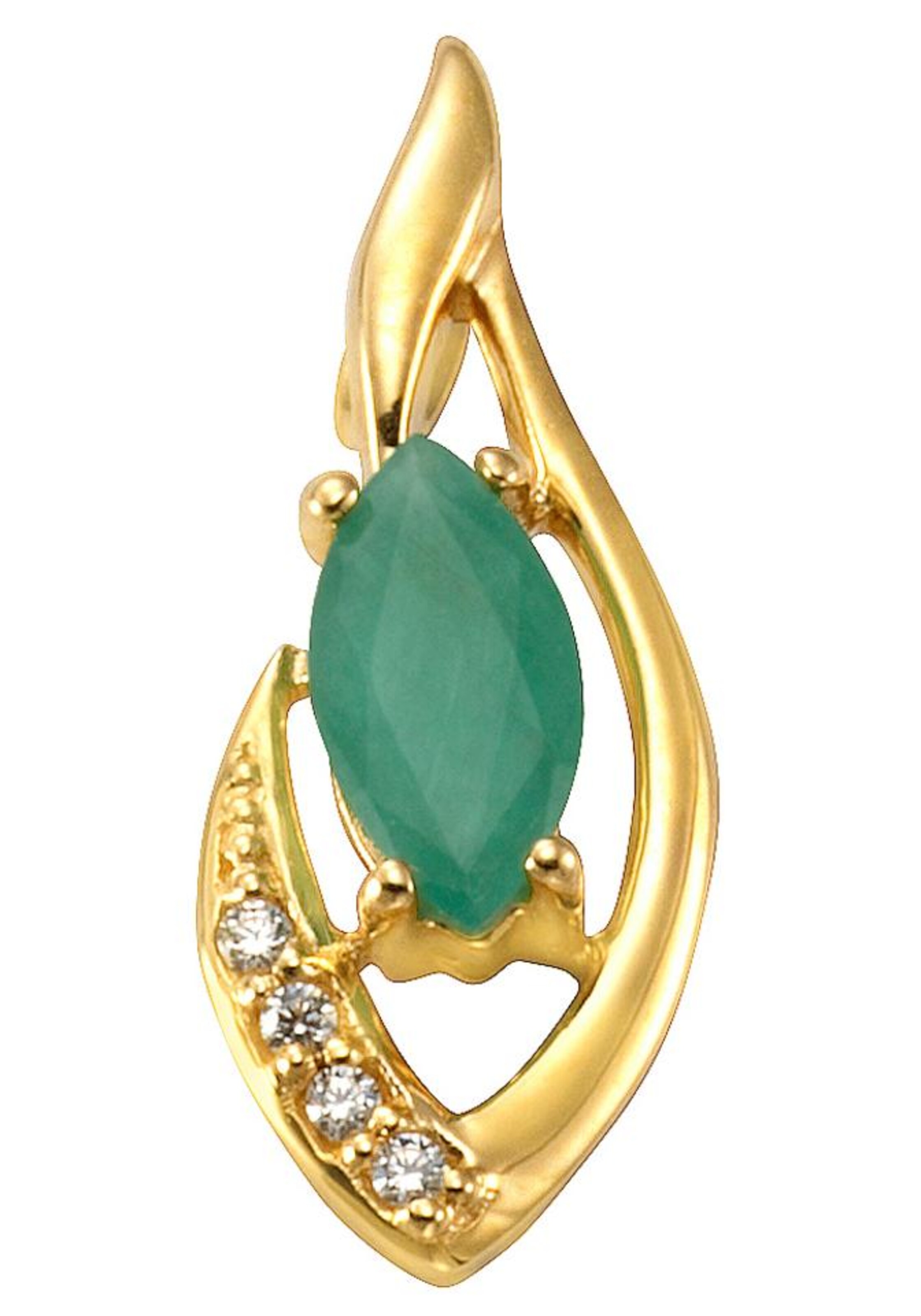 FIRETTI Pendant in Gold: front