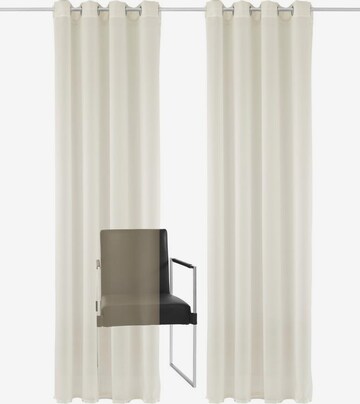 MY HOME Curtains & Drapes in Beige: front