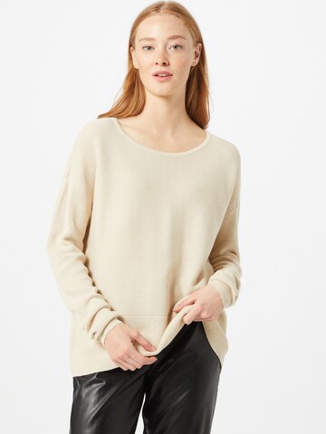 VERO MODA Pullover 'NATASCHA' in Beige: Vorderseite