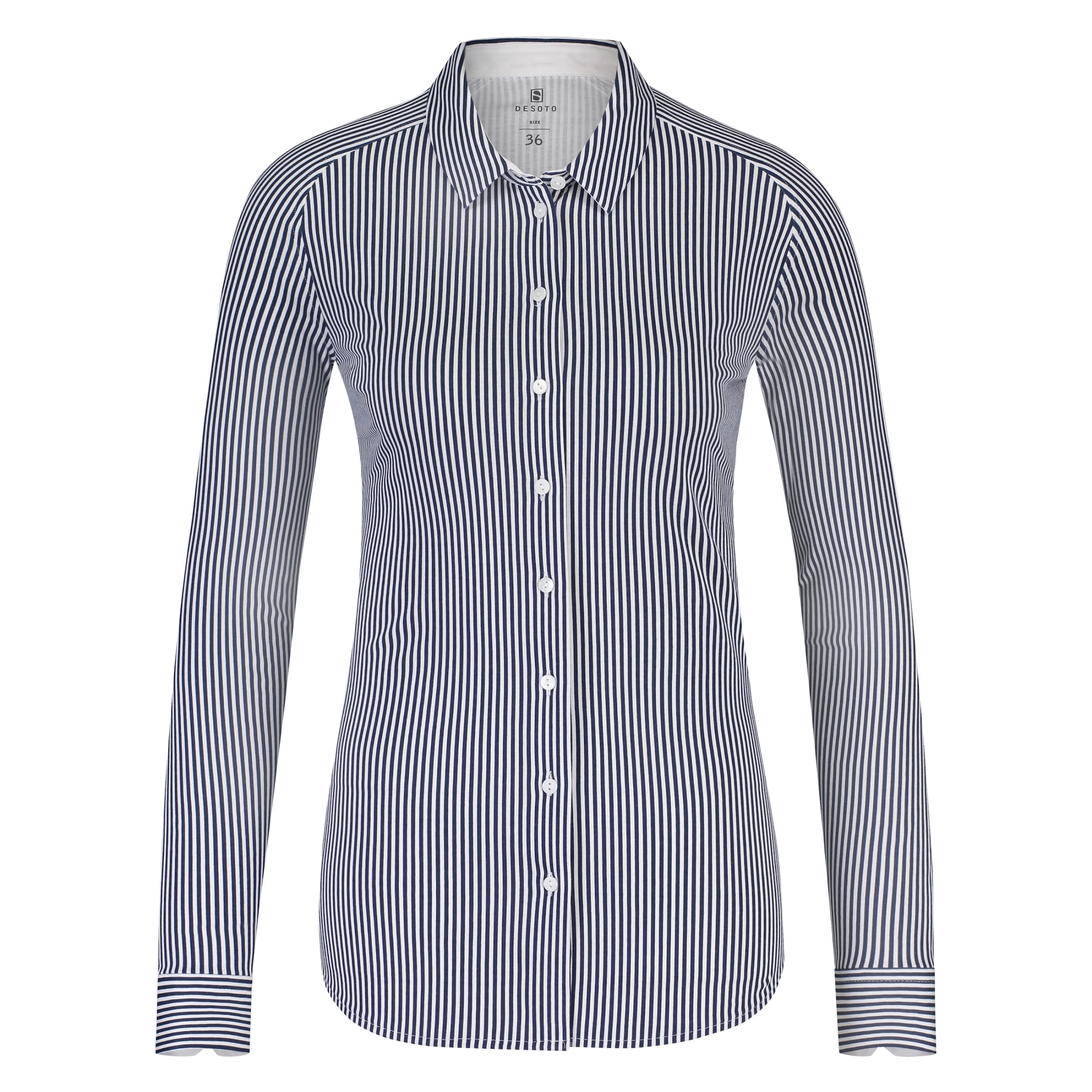 Chemisier DESOTO en bleu : devant