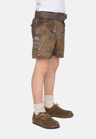 STOCKERPOINT Regular Pants 'BAYERN' in Brown