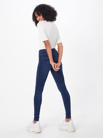 Skinny Jean ONLY en bleu : derrière