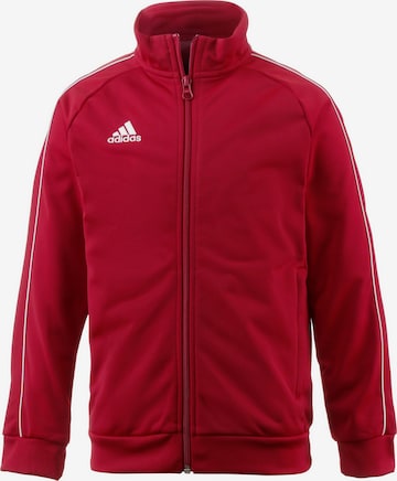 ADIDAS PERFORMANCE Sportjas 'Core 18' in Rood: voorkant
