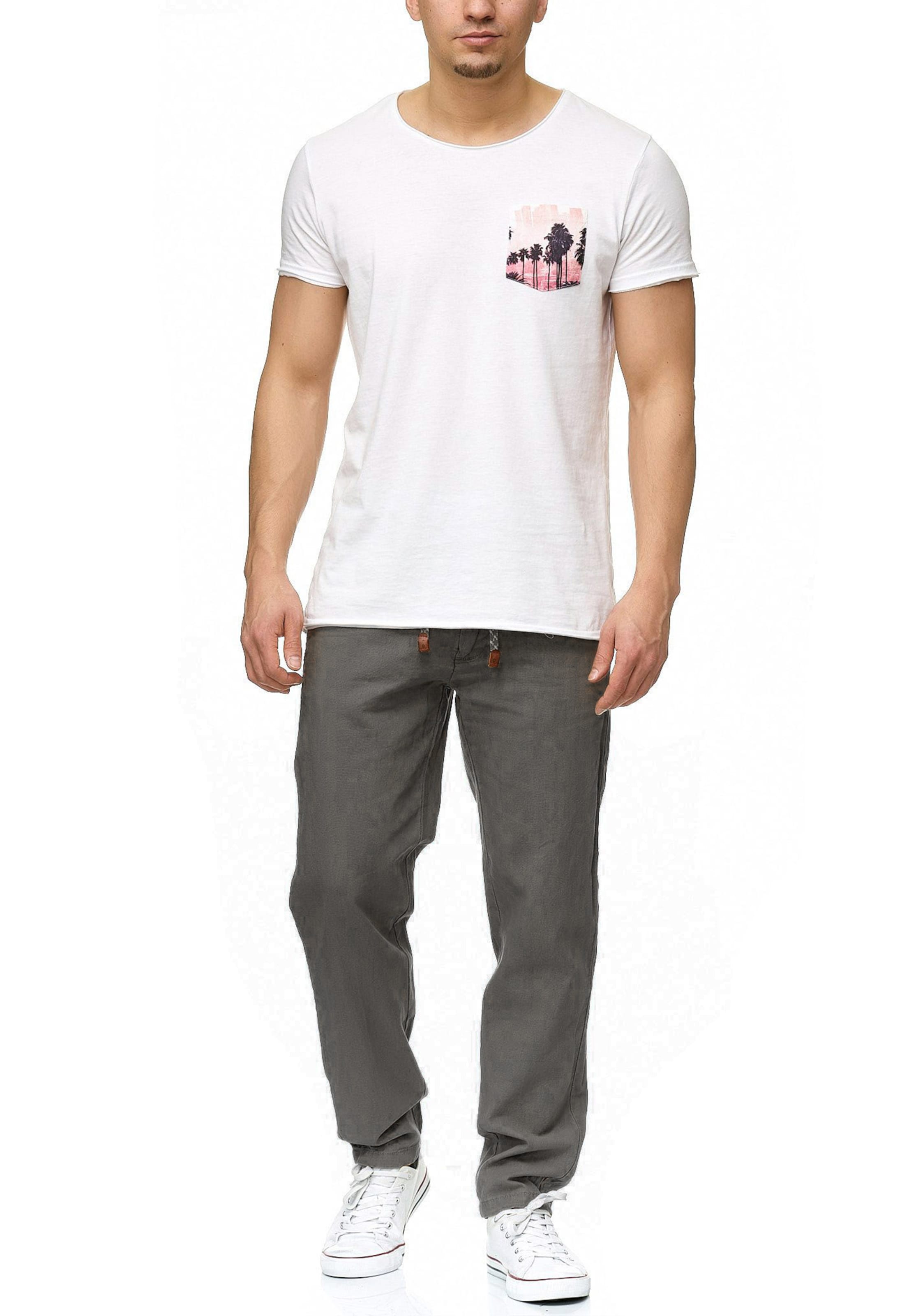 INDICODE JEANS Regular Chino 'Veneto' in Grijs