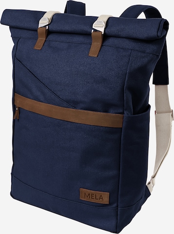 MELAWEAR Rucksack 'Ansvar I' (GOTS) in Blau