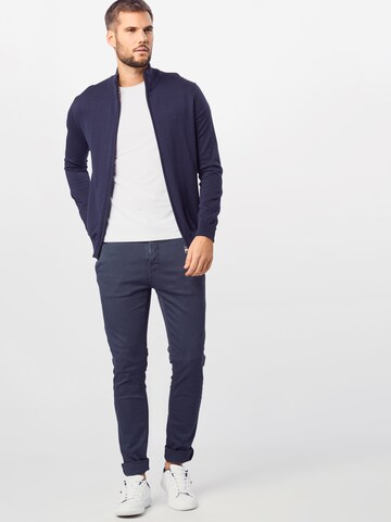 ESPRIT Regular Fit Strickjacke in Blau