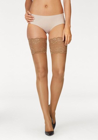 Chaussettes fines VIVANCE en beige