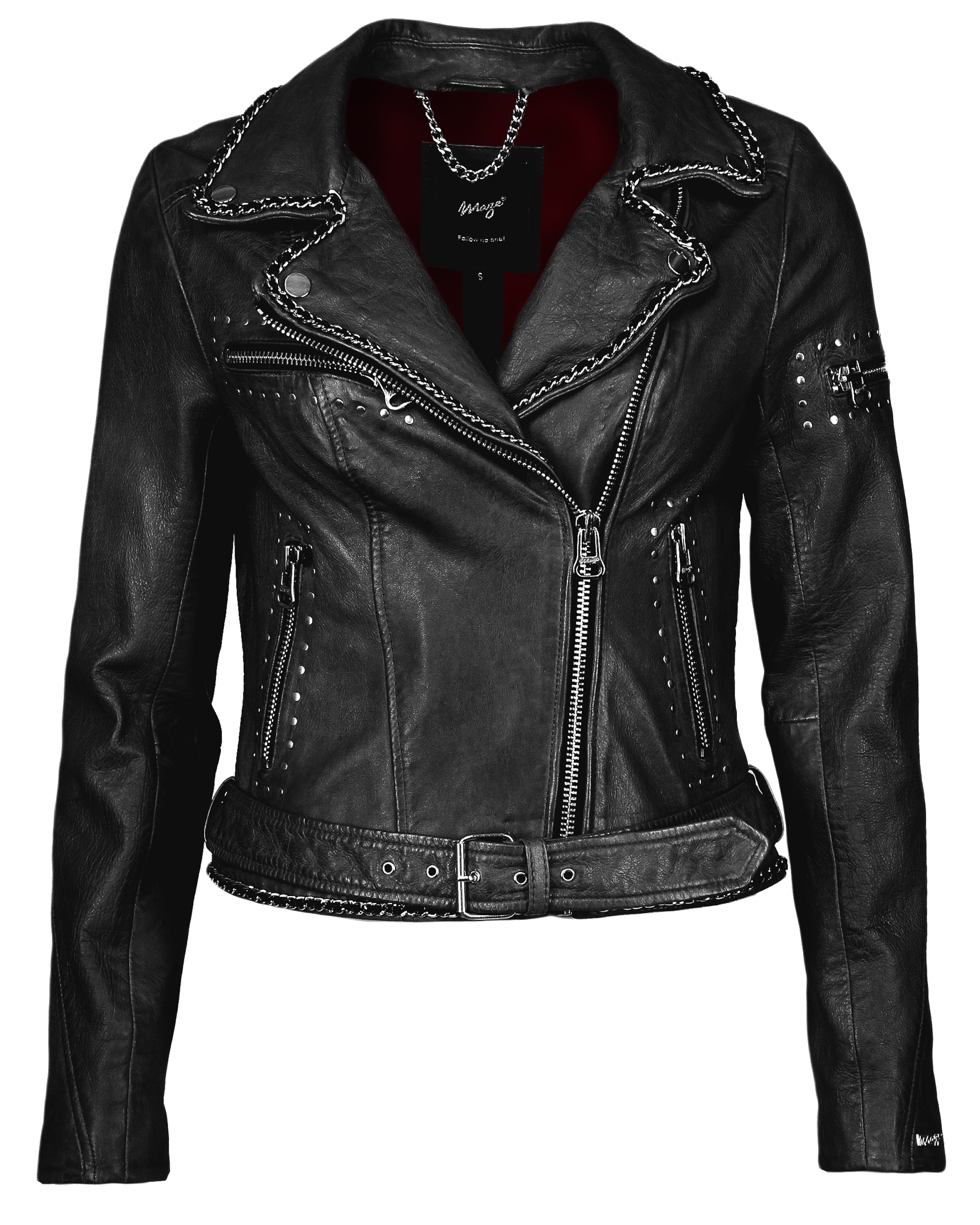 Maze Tussenjas 'Spicer' in Zwart: voorkant