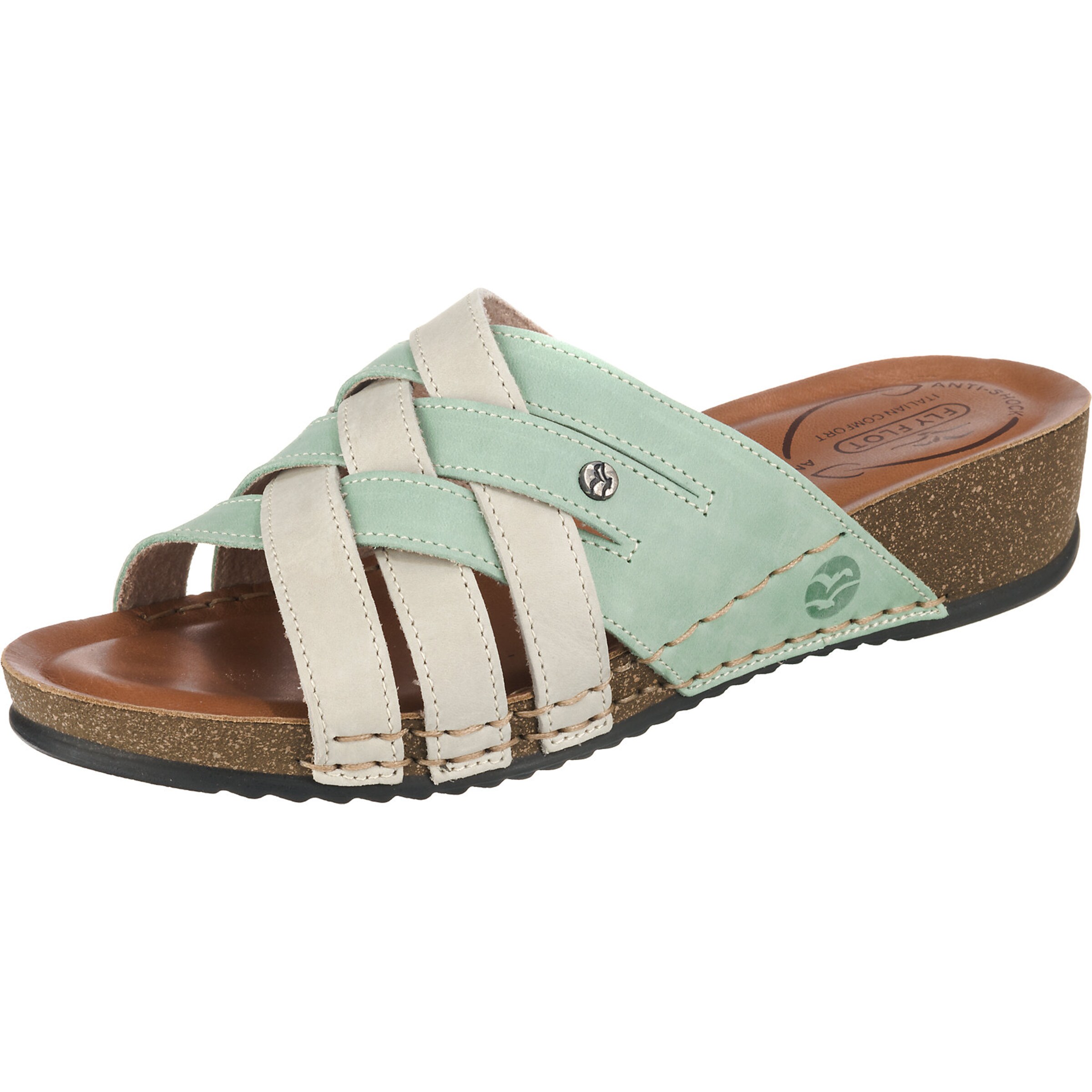 FLY FLOT - Komfort-Pantoletten in beige