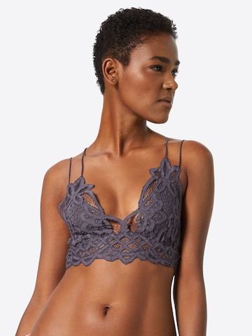 Free People Bustier Top 'ADELLA' w kolorze szary: przód