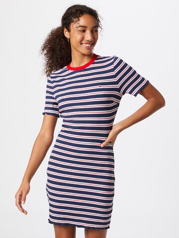 Robe Tommy Jeans en bleu : devant